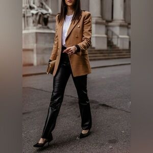 Banana Republic Captains Blazer Double Breasted Gold Buttons